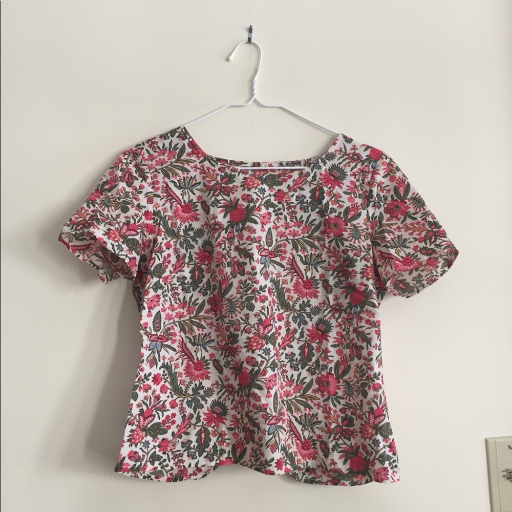 Madewell Scalloped Top